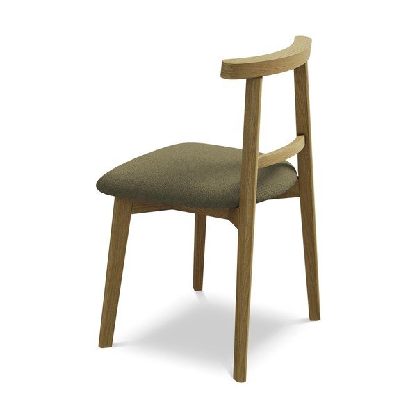 Zelená jedálenská stolička z masívneho dreva Ohelo – Makamii-image-3