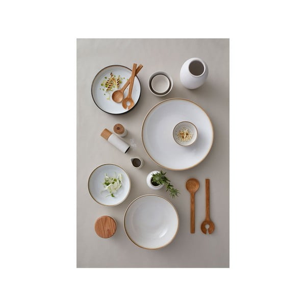 Biela kameninová váza (výška  12,5 cm) Gastro Cream – Bitz-image-1