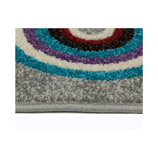 Sivý koberec Universal Boras Circles, 67 × 250 cm-image-2