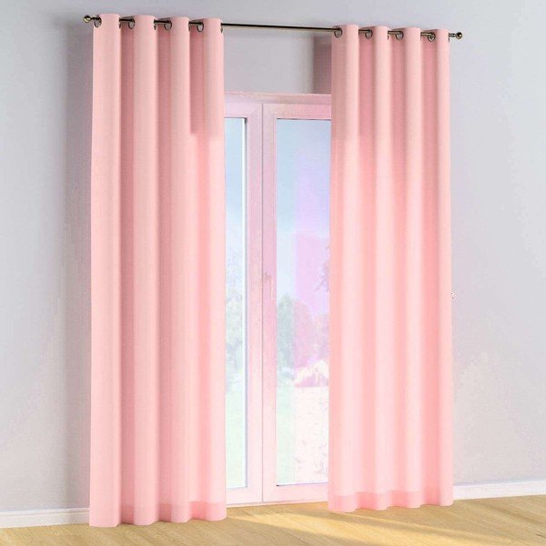 Ružový záves 260x130 cm Happiness - Yellow Tipi-image-1