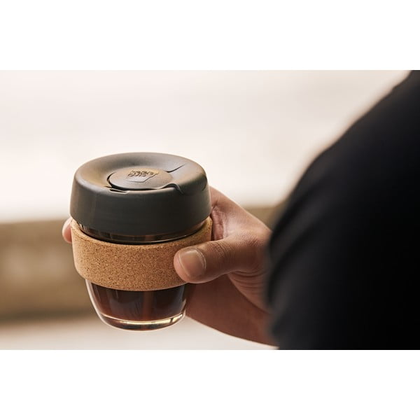 Čierno-hnedý cestovný hrnček 227 ml Brew Cork Nitro S – KeepCup-image-1