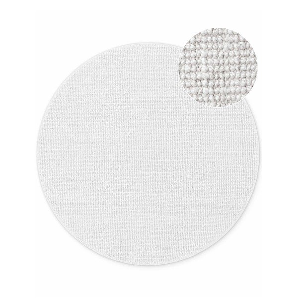 Svetlosivý obojstranný/ručne tkaný jutový okrúhly koberec ø 200 cm Bouclé Jaipur – Hanse Home