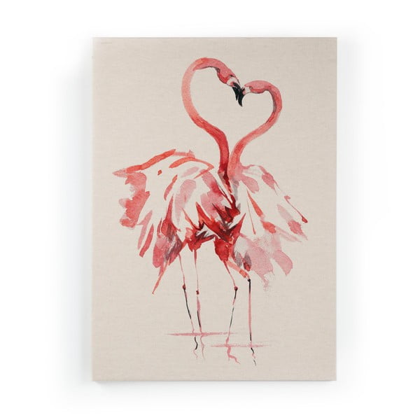 Obraz na plátne Surdic Flamingo, 40 x 60 cm
