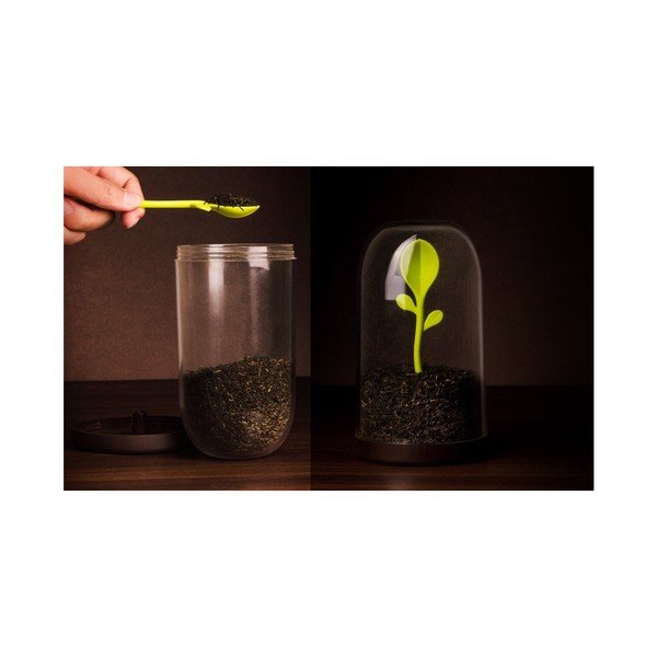 Dóza s lyžičkou Qualy Sprout Jar-image-1