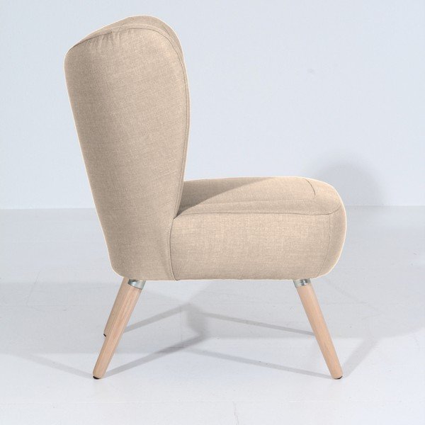 Béžové kreslo Max Winzer Sari-image-2