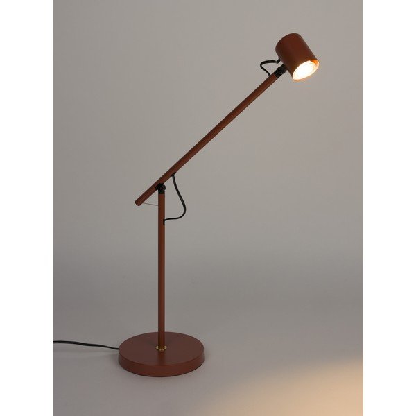 Červená kovová stolová lampa (výška  45,5 cm) Aero – White Label-image-1