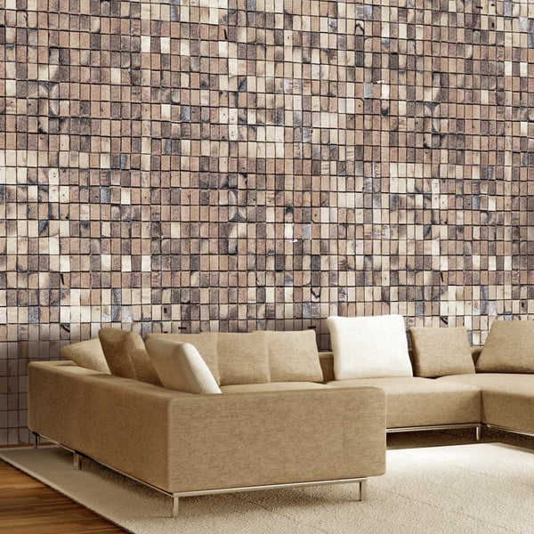 Veľkoformátová tapeta Artgeist Brick Mosaic, 280 × 400 cm