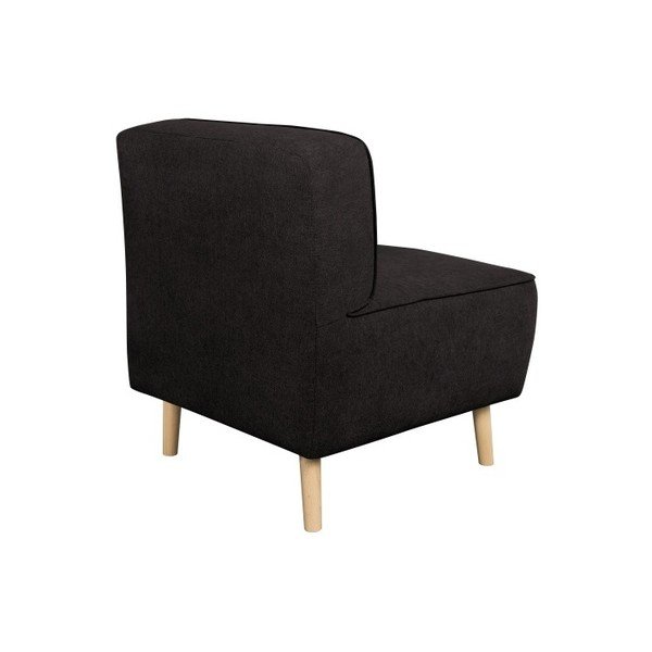 Čierne kreslo Kooko Home Lounge-image-3