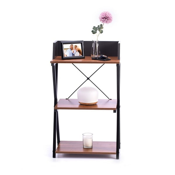 Pracovný stôl s doskou v dekore orechového dreva 30x50 cm Hexe – Homede-image-4