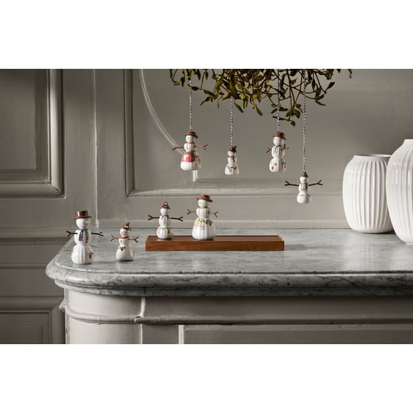 Porcelánová vianočná figúrka (výška  11,5 cm) Hammershøi Snowman – Kähler Design-image-3