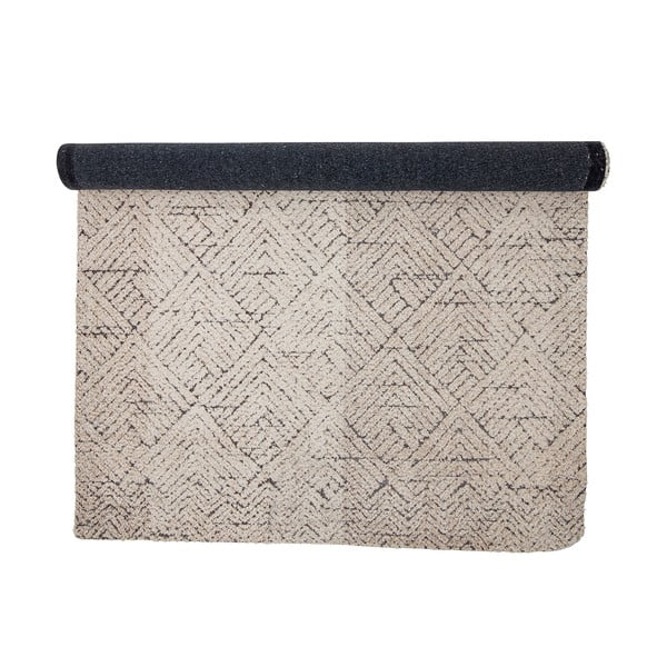 Krémový koberec s prímesou bavlny 150x210 cm Saxo – Bloomingville-image-3