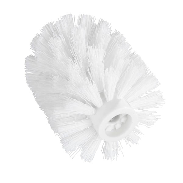 Biela náhradná hlavica pre WC kefu Wenko, ø 7,5 cm