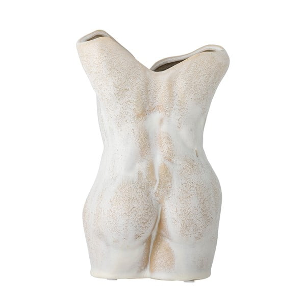 Krémová váza z kameniny Athena – Bloomingville-image-3