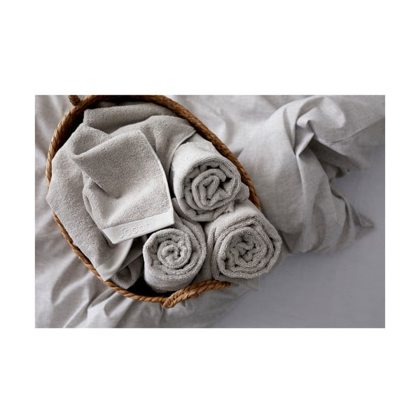 Svetlosivý froté bavlnený uterák 30x30 cm Comfort – Södahl-image-2