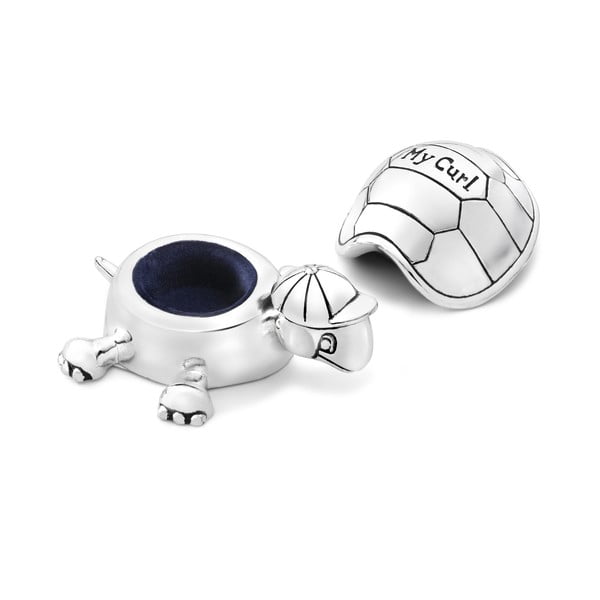 Kovová škatuľka na prvý zúbok ø 8x3 cm Turtle – Zilverstad-image-1