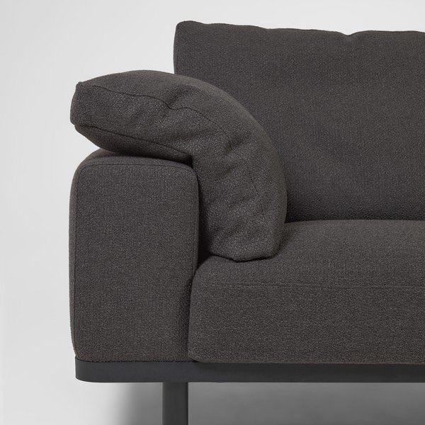 Antracitovosivá pohovka s vankúšmi Kave Home Noa-image-1