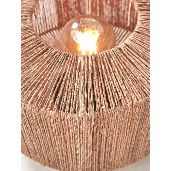 Stolová lampa s tienidlom z juty v prírodnej farbe (výška 37 cm) Iguazu – Good&amp;Mojo-image-4