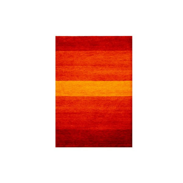 Vlnený koberec Baku Stripe Red, 170x240 cm