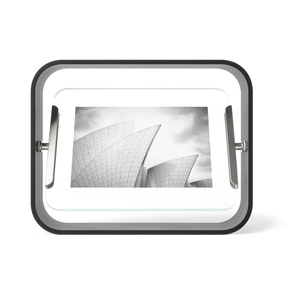 Čierny drevený stojací rámček 19x24 cm Bellwood – Umbra-image-3