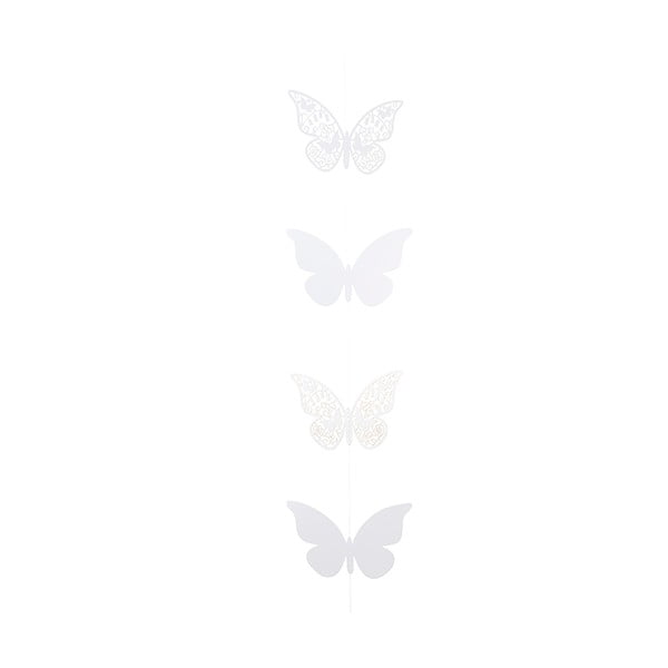Papierová girlanda Butterfly, 2 m