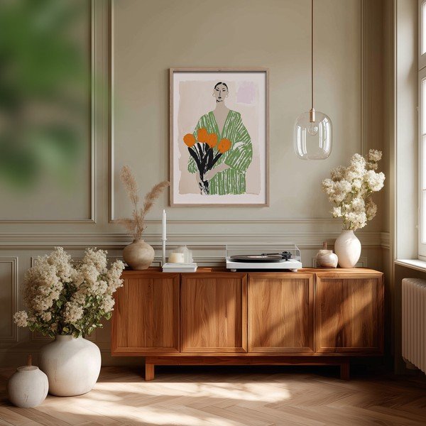 Tlačený obraz s rámom 50x70 cm Stella – Styler-image-2