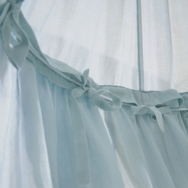 Svetlomodrý bavlnený baldachýn Carelene - Kave Home-image-2