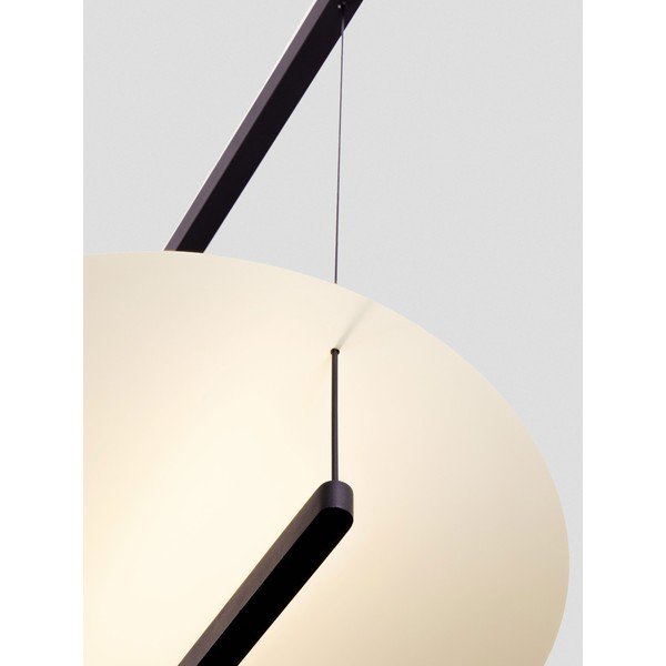Biele/matne čierne hliníkové LED závesné svietidlo so stmievačom ø 80 cm Diona – Nova Luce-image-2