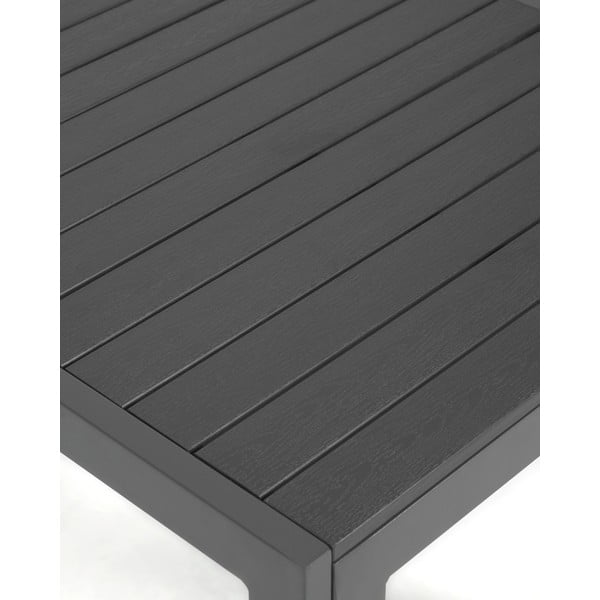 Sivý hliníkový vonkajší stôl Kave Home Sirley, 70 x 70 cm-image-4