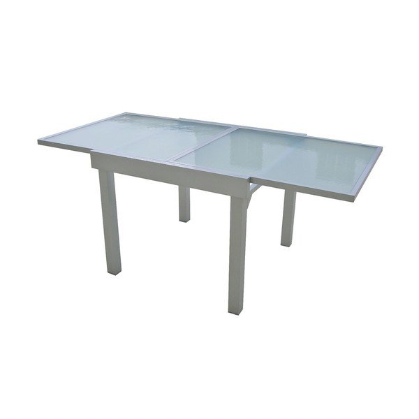 Záhradný jedálenský stôl so sklenenou doskou 90x90 cm Lola – Garden Pleasure-image-2