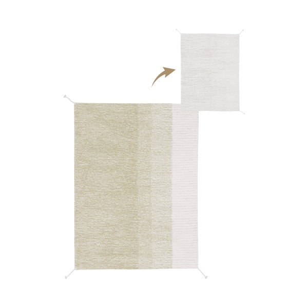 Svetlozelený bavlnený koberec 120x160 cm Gelato Green – Lorena Canals