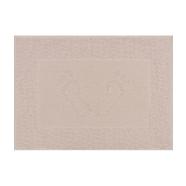Béžová kúpeľňová predložka Pastela, 70 × 50 cm
