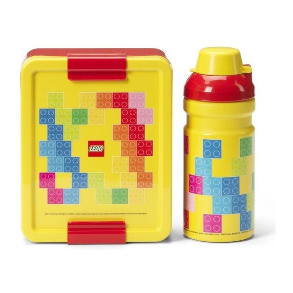 Detský desiatový box s fliaš Brick – LEGO®