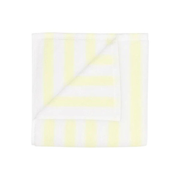 Svetložlté/biele froté uteráky v súprave 2 ks z bio bavlny 30x50 cm Arto – Blomus