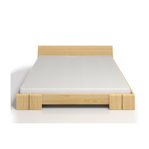 Dvojlôžková posteľ z borovicového dreva SKANDICA Vestre, 200 × 200 cm