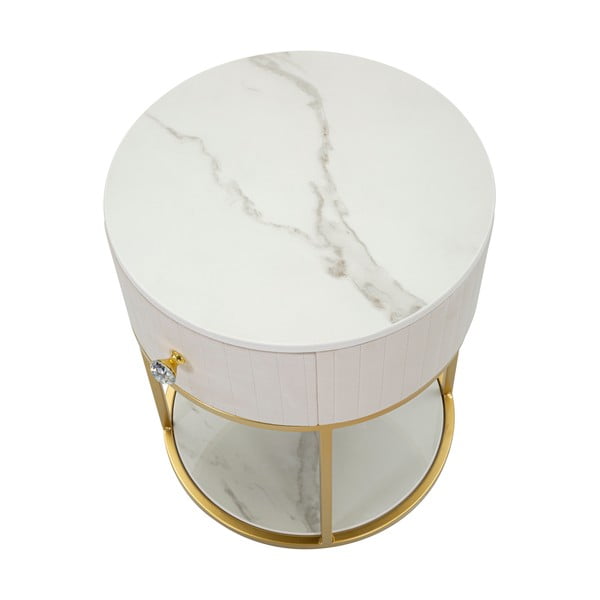 Béžový nočný stolík Montpellier - Mauro Ferretti-image-3