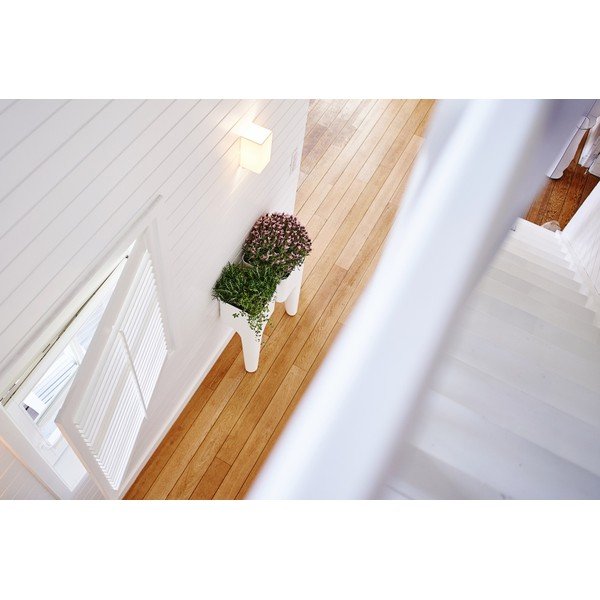 Dizajnový kvetináč KIGA Small 88x34 cm, biely-image-3