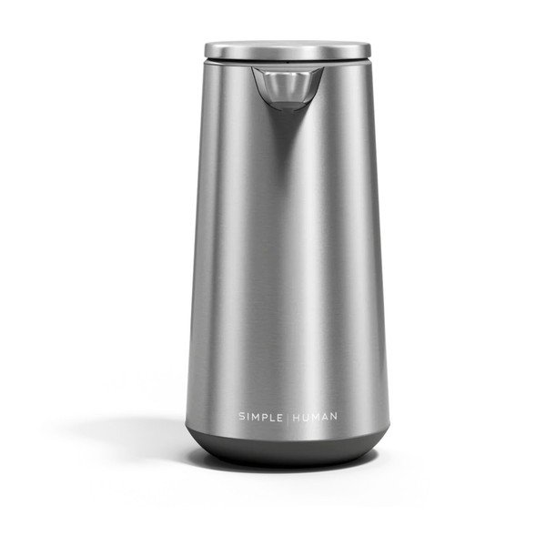 Bezdotykový dávkovač mydla z nehrdzavejúcej ocele v matne striebornej farbe 296 ml – simplehuman-image-3