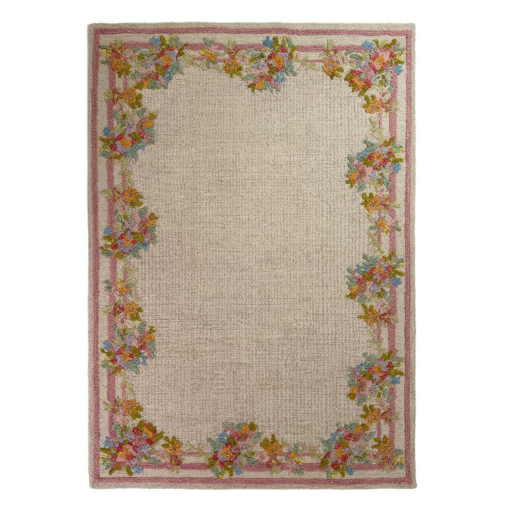 E-shop Ručne tkaný vlnený koberec 140x200 cm Elise Floral – Flair Rugs