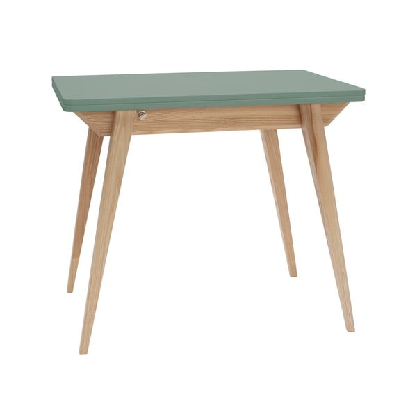 Rozkladací jedálenský stôl so zelenou doskou 65x90 cm Envelope – Ragaba