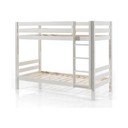 Biela poschodová detská posteľ 90x200 cm Pino – Vipack