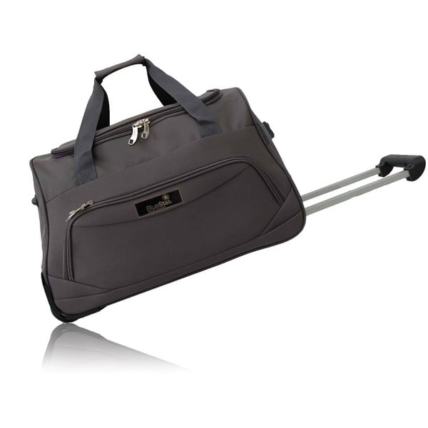 Sivá cestovná taška na kolieskach Blue Star Genes, 45 l-image-1