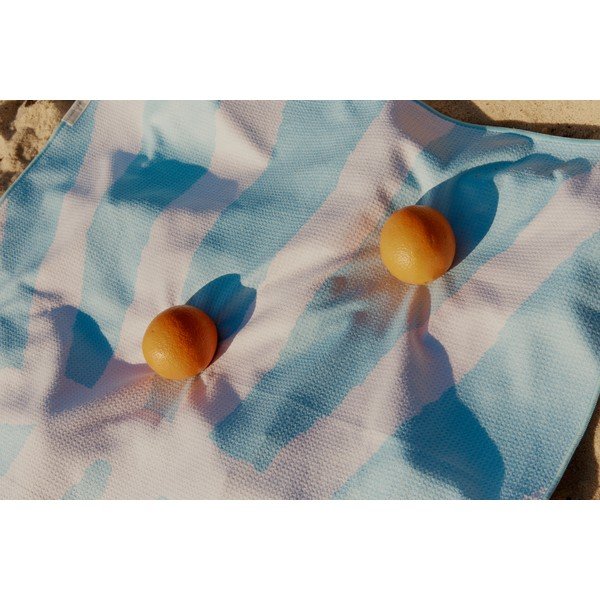 Modrá plážová osuška Sunnylife Sun Face, 175 x 90 cm-image-2