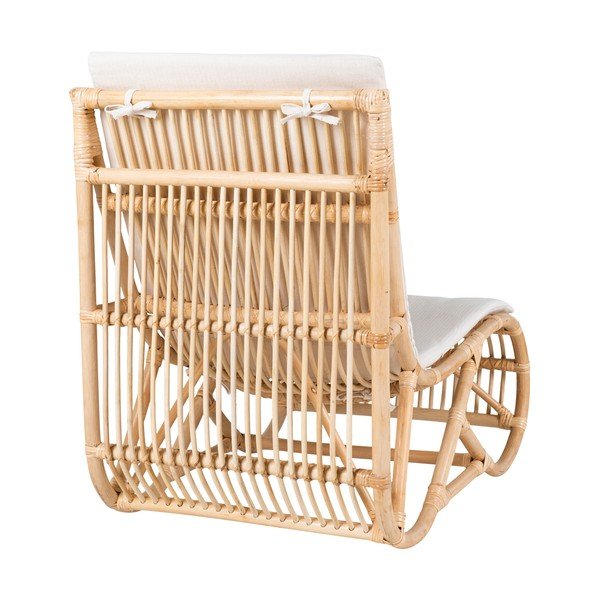 Biele kreslo z ratanu House Nordic Valencia-image-3