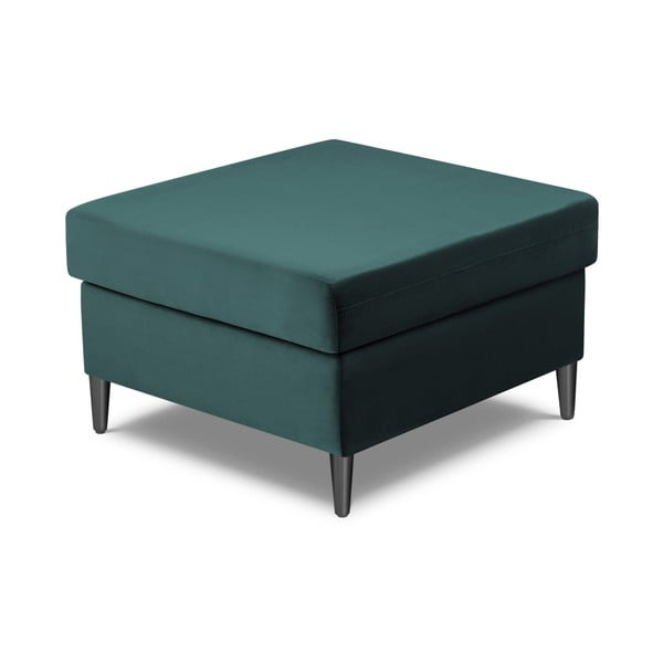 Zamatová podnožka v petrolejovej farbe Kyoto – Cosmopolitan Design-image-2