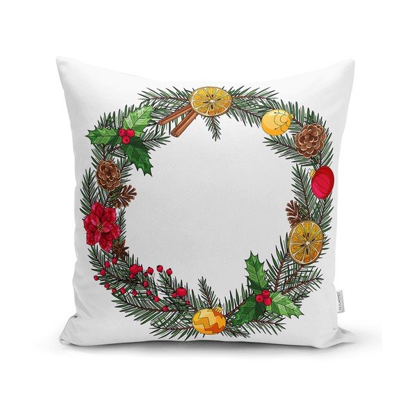 Obliečka na vankúš s vianočným motívom 43x43 cm – Mila Home