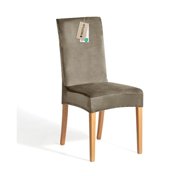 Sivobéžový napínací poťah na stoličku 48 cm Sento – Restilo-image-2
