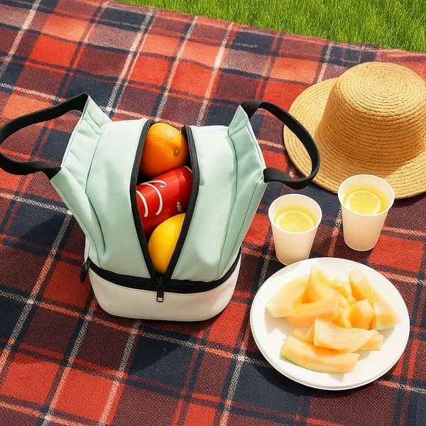 Chladiaca taška v mentolovej farbe 7 l Termo – Orion-image-1