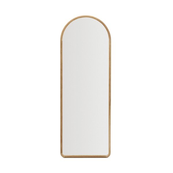 Nástenné zrkadlo s dreveným rámom 55x155 cm Milsa – Kave Home