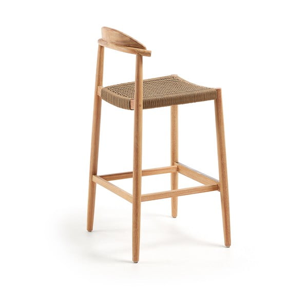 Vonkajšia barová stolička z eukalyptového dreva Kave Home Glynis-image-3