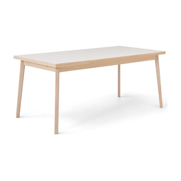 Rozkladací jedálenský stôl s bielou doskou Hammel Single 180 x 90 cm-image-2